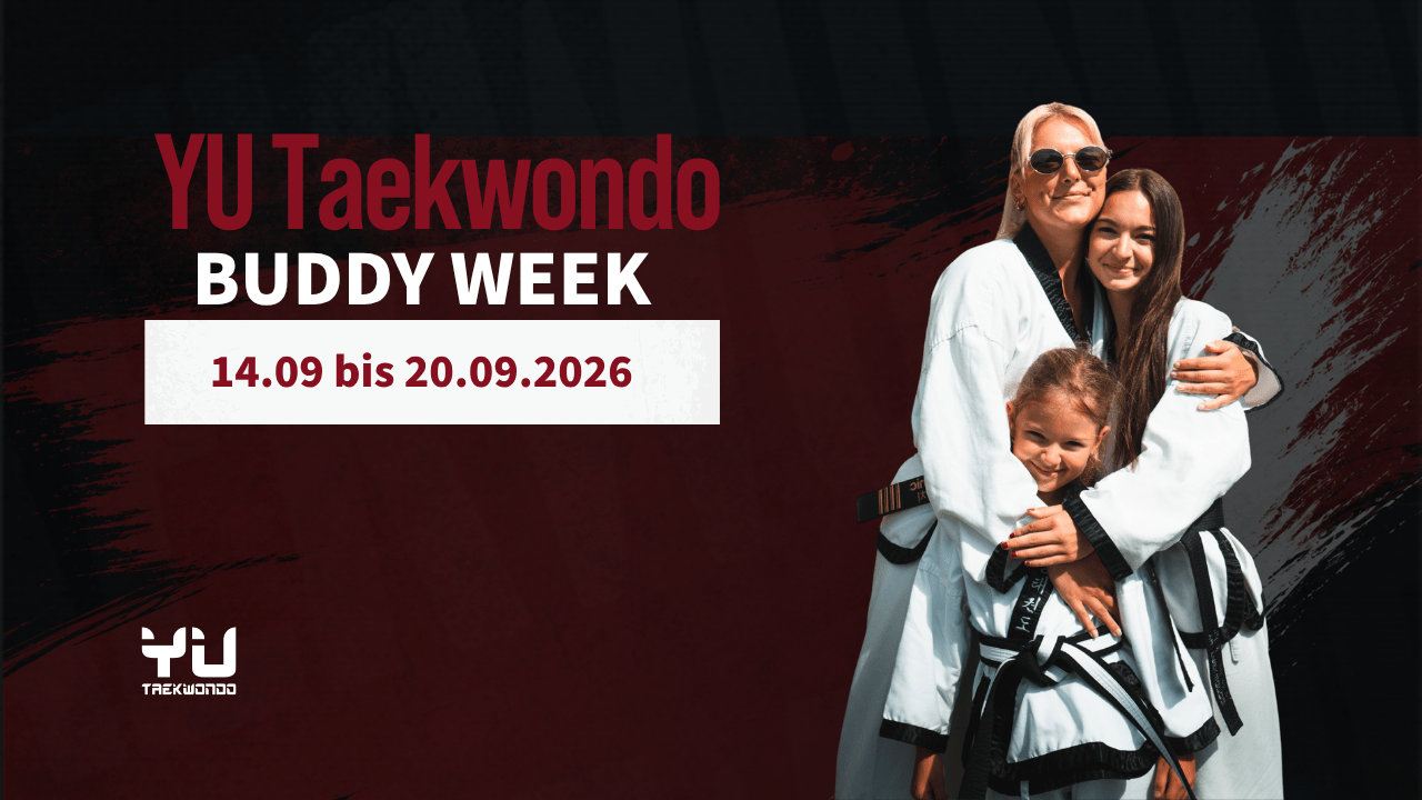 Buddy Week bei YU Taekwondo vom 14. bis 20. September 2026
