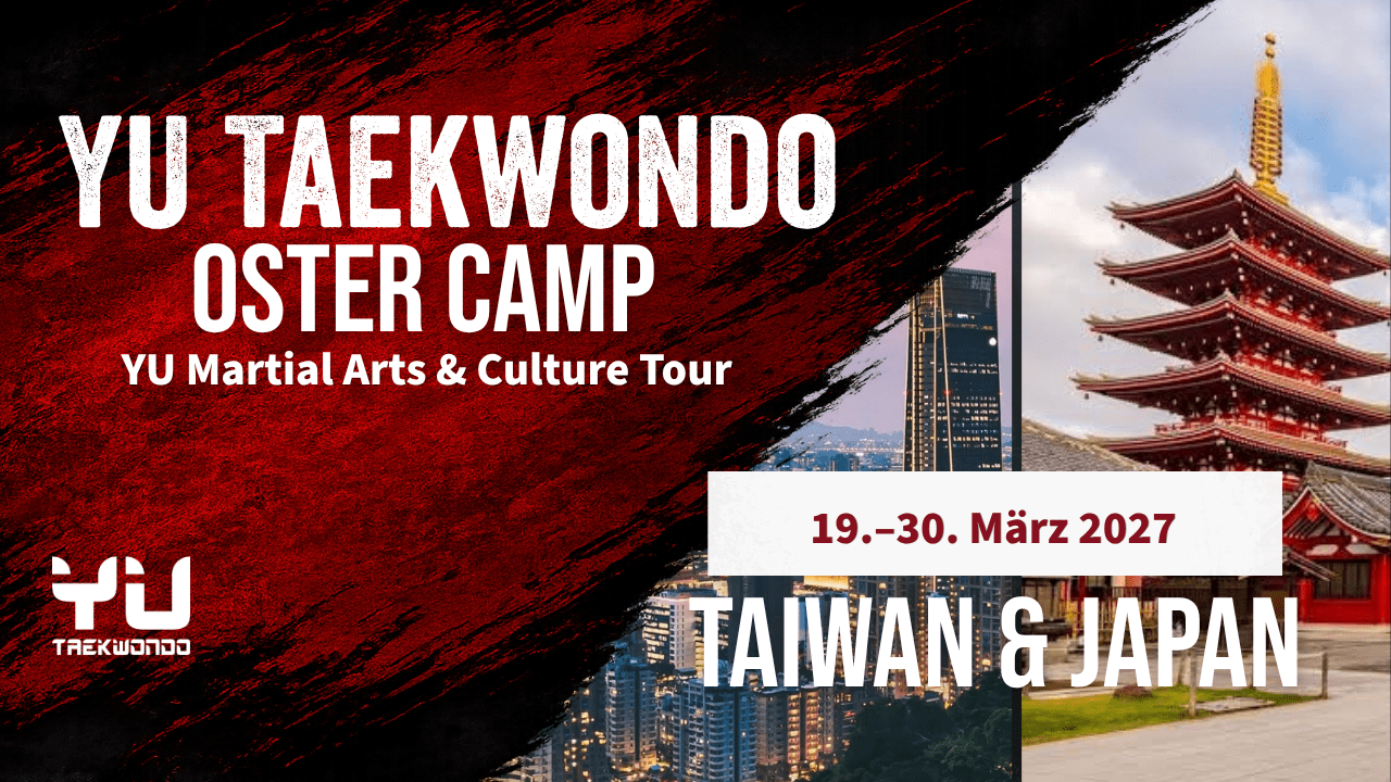 YU Martial Arts & Culture Tour 2027 in Taiwan und Japan