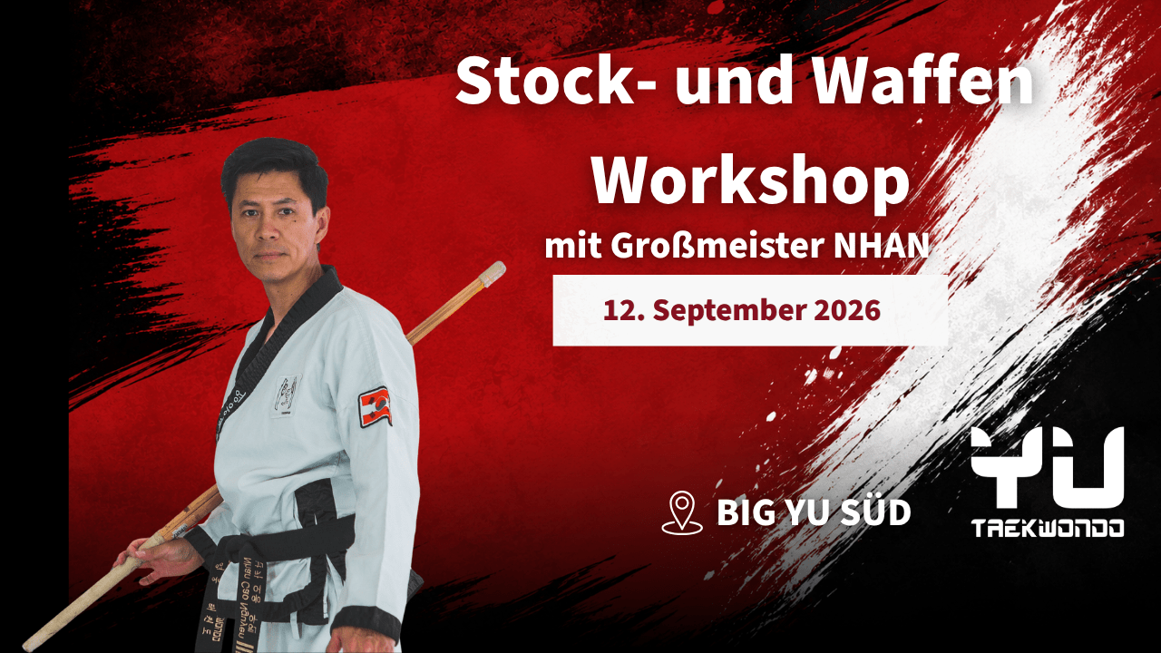 Stock- und Waffen-Workshop mit Großmeister Nhan am 12. September 2026 im BIG YU Süd