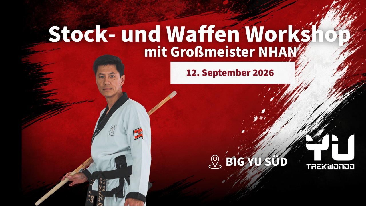 Stock- und Waffen-Workshop mit Großmeister Nhan im BIG YU Süd am 12. September 2026
