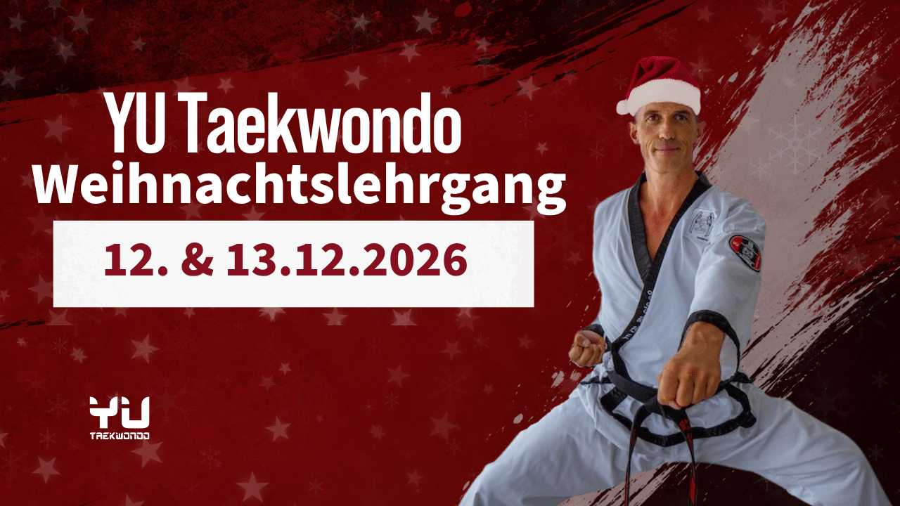 Taekwondo Weihnachtslehrgang 2026 auf dem Schulschiff mit Training, Gürtelübergabe und YU Panda